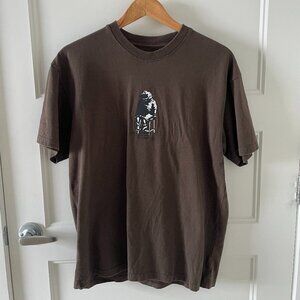 Polar Skate Co 100% Cotton Brown T-Shirt - Excellent Condition